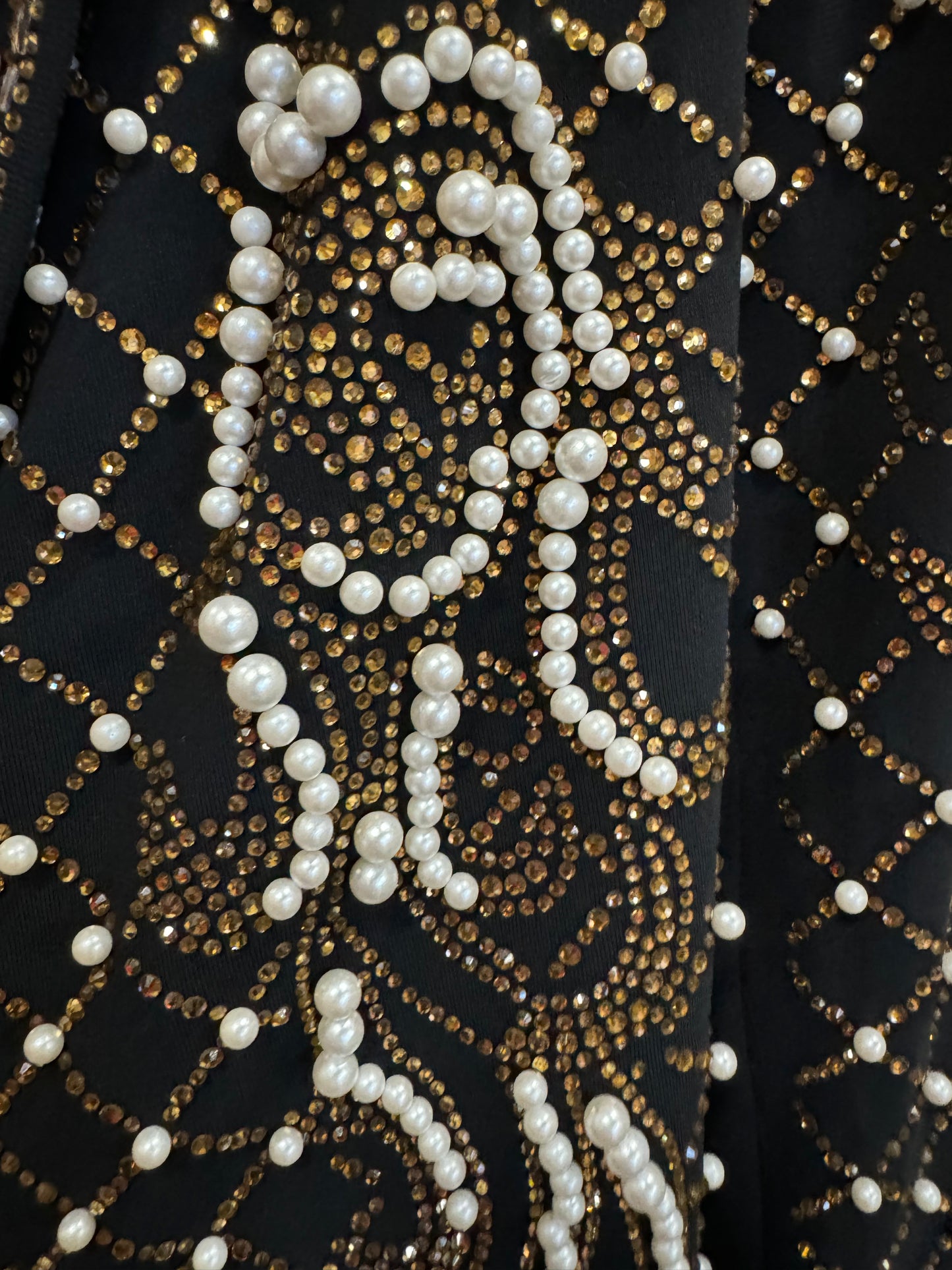 Black Bling and Pearl Jacket