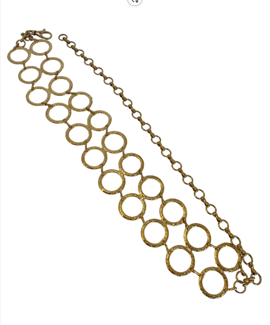 LCIBELT013 - Gold  chain belt.