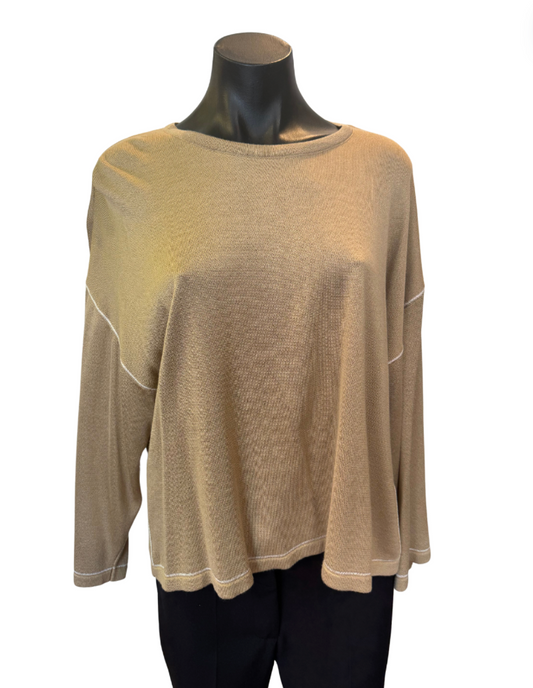 Gold Knit Pullover