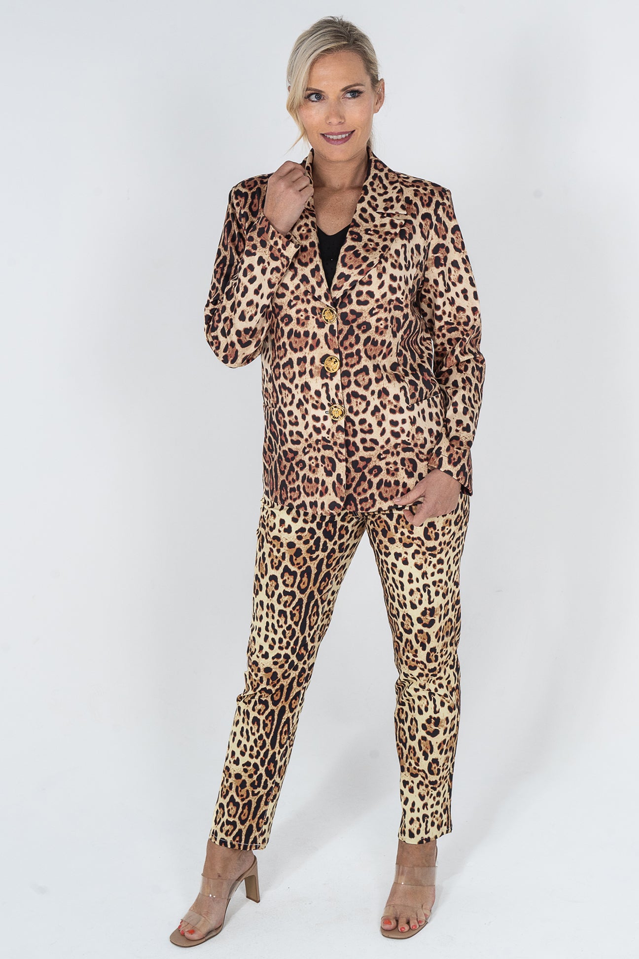 Leopard Blazer