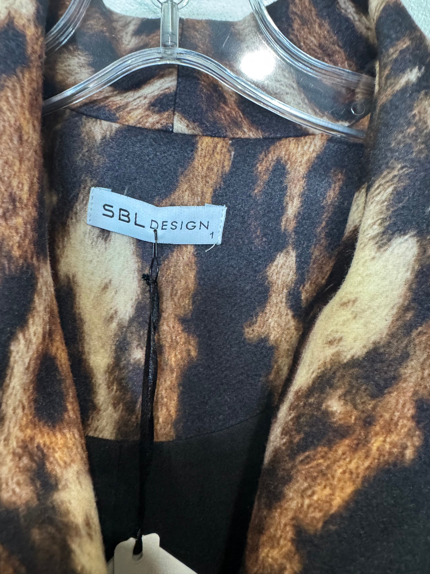Leopard Print Trench Jacket