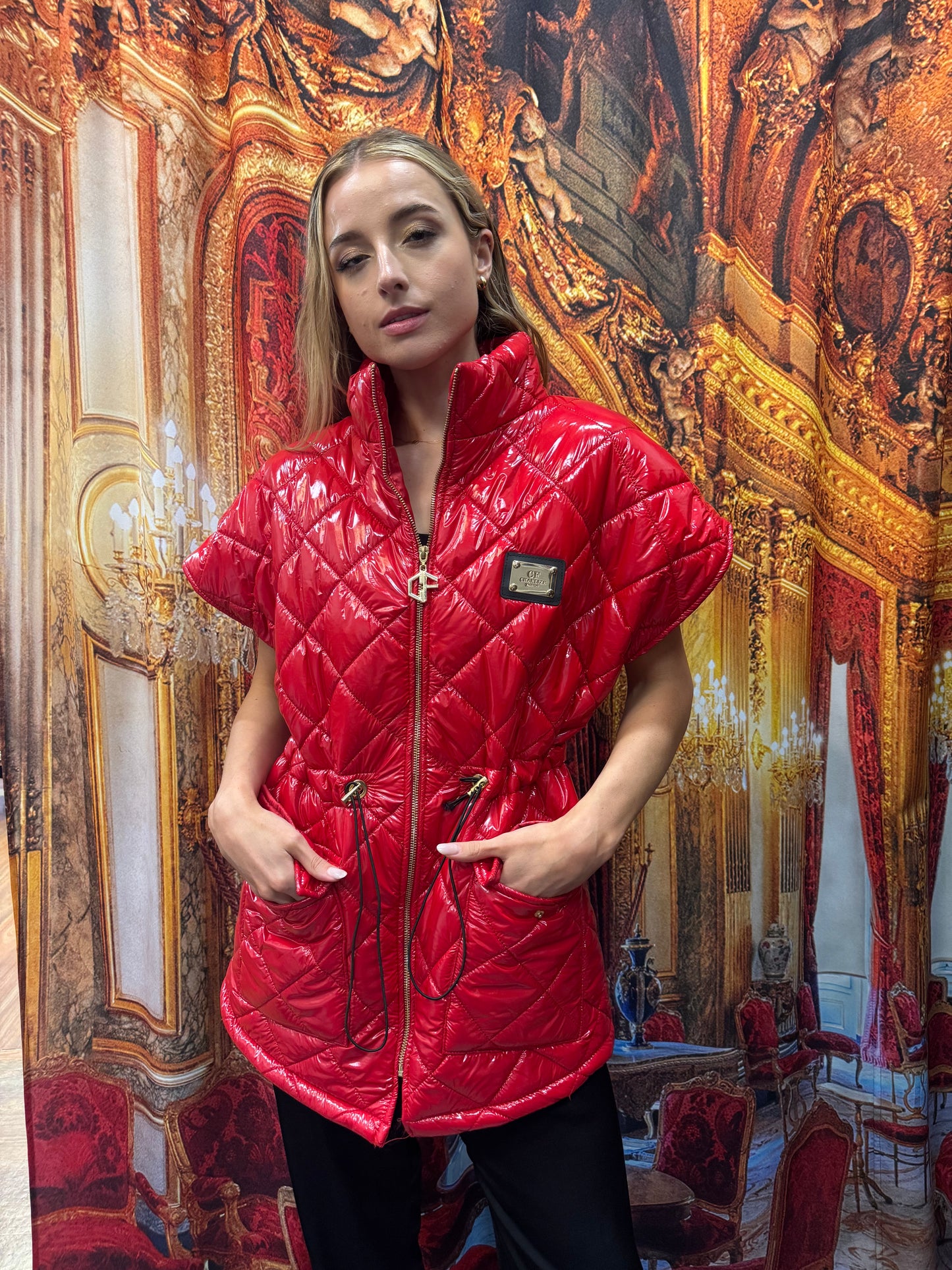 Red Puffer Vest