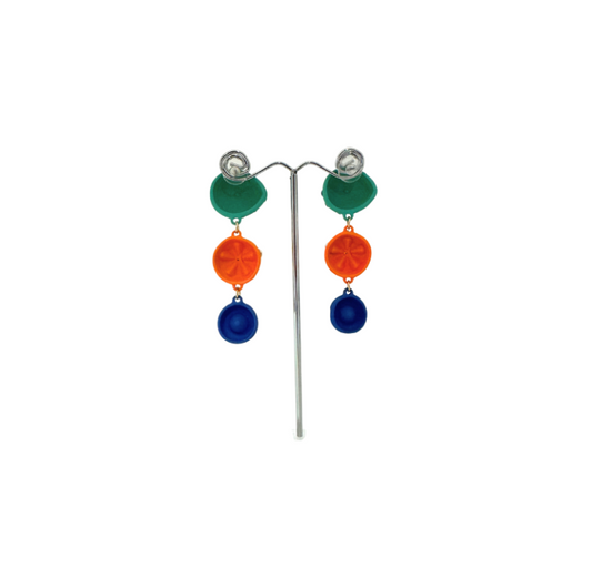 Colourful Earrings - Pierced