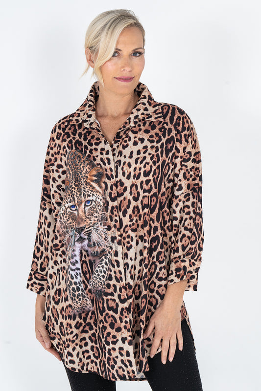 Leopard Blue Eyes Shirt