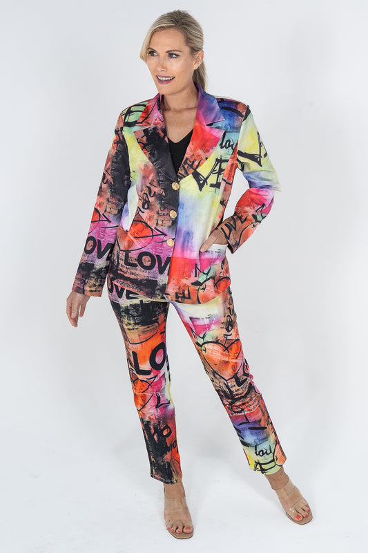 Graffiti Love Blazer