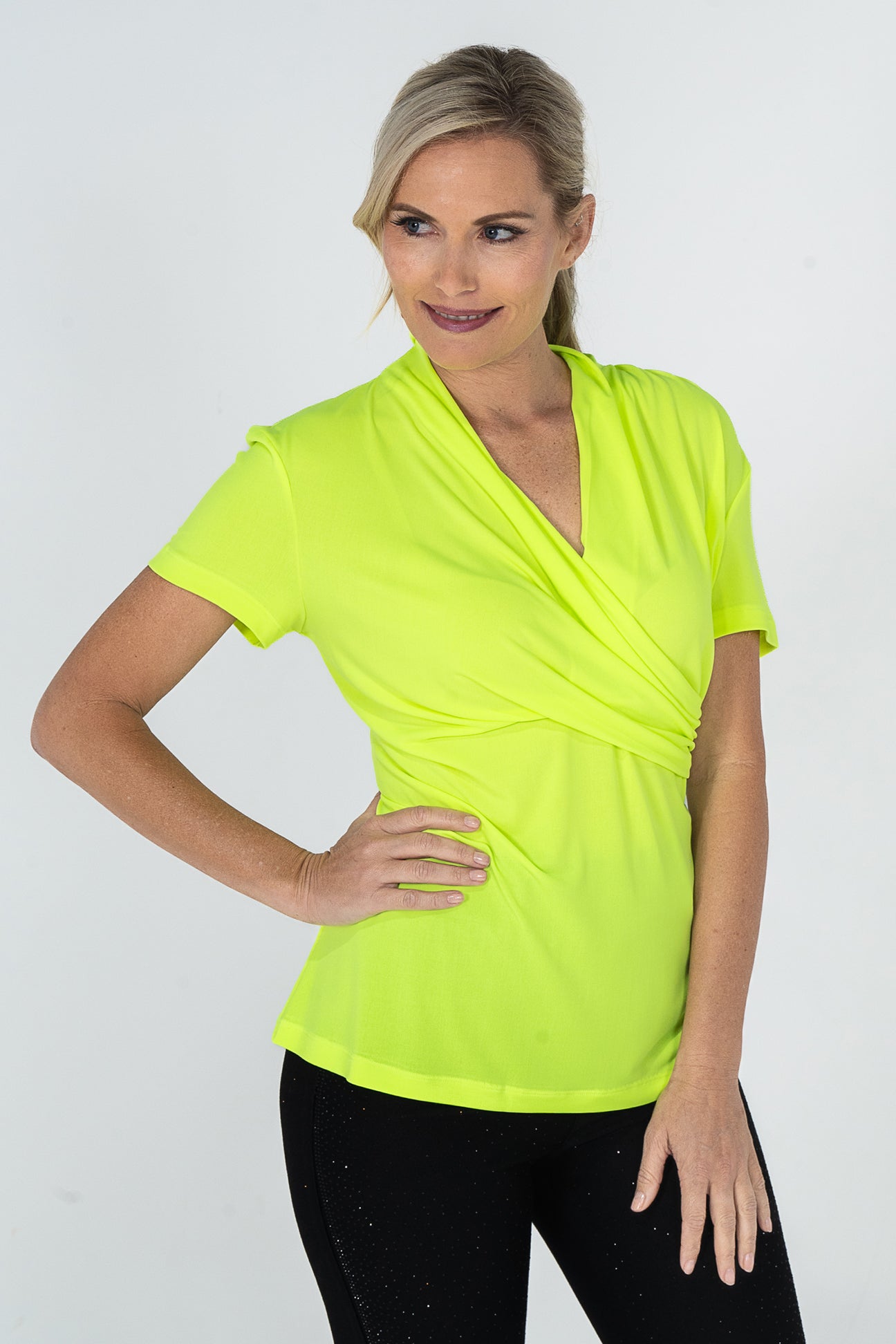 Yellow Cross Over Top