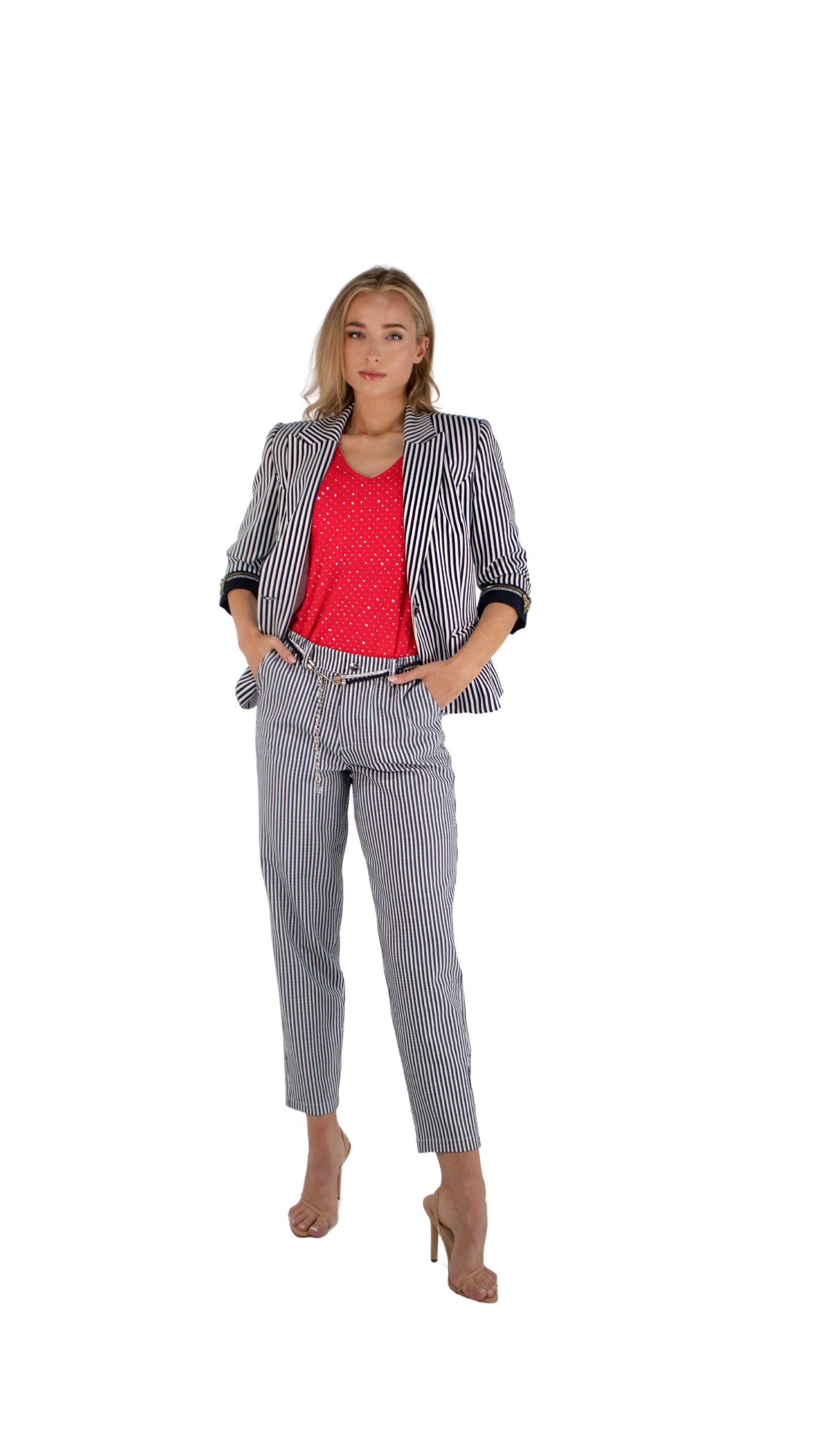 Navy Stripe Nautical Jacket